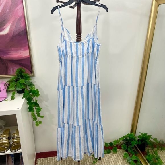 New RAILS Avril Stripe Tiered Sundress In Gibson Stripe Size S - Picture 8 of 11